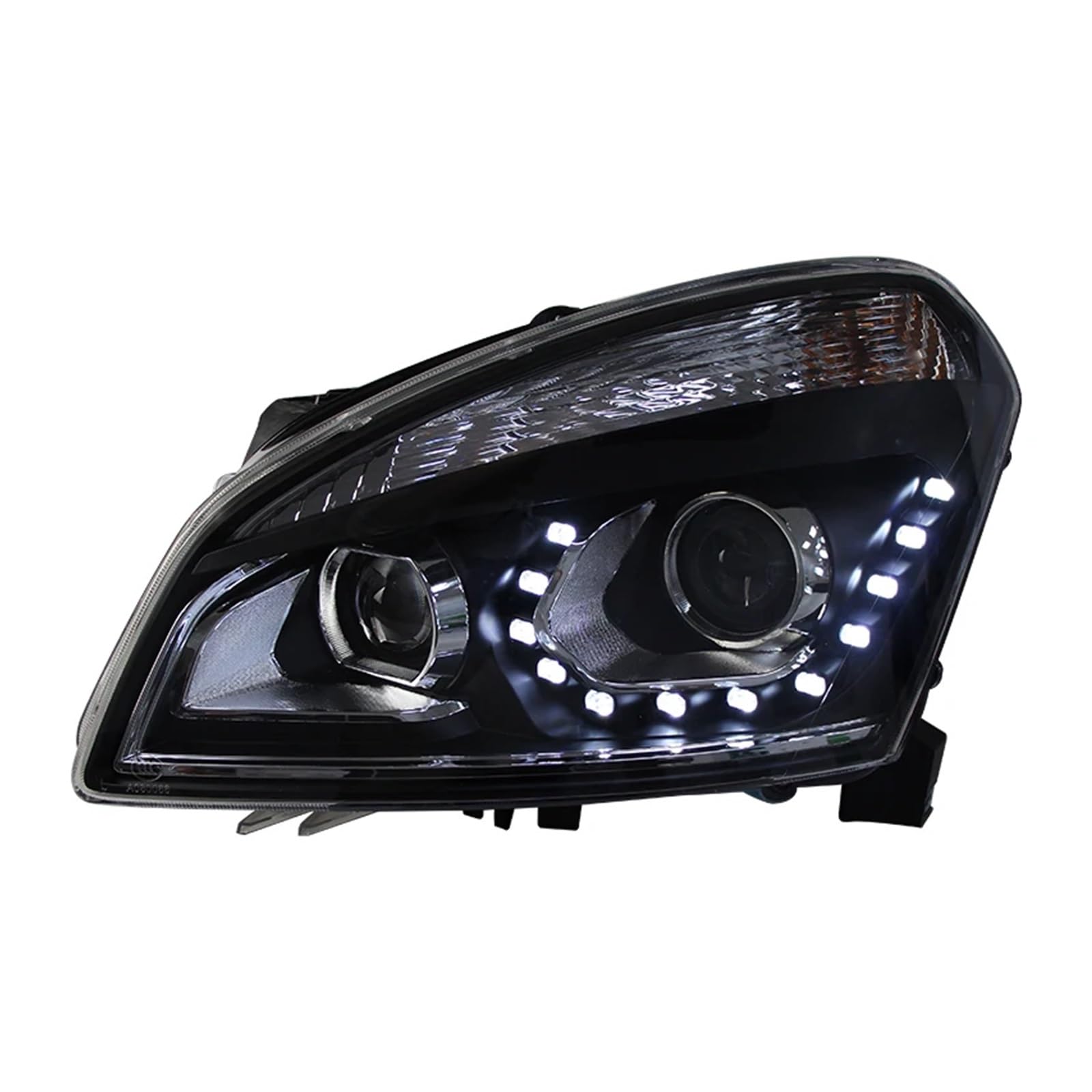 Faro Anteriore per Nissan Qashqai 2008-2015, fari modificati con Doppia Lente DRL, luci diurne ad Angolo, fari Anteriori, assemblaggio Auto.