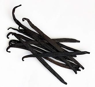 Vanilla Beans Grade A/B For Extract And Everything Vanilla 5"-7" by FITNCLEAN VANILLA| 10 Tahitian Vanilla Whole Natural Raw Fresh NON-GMO Pods.