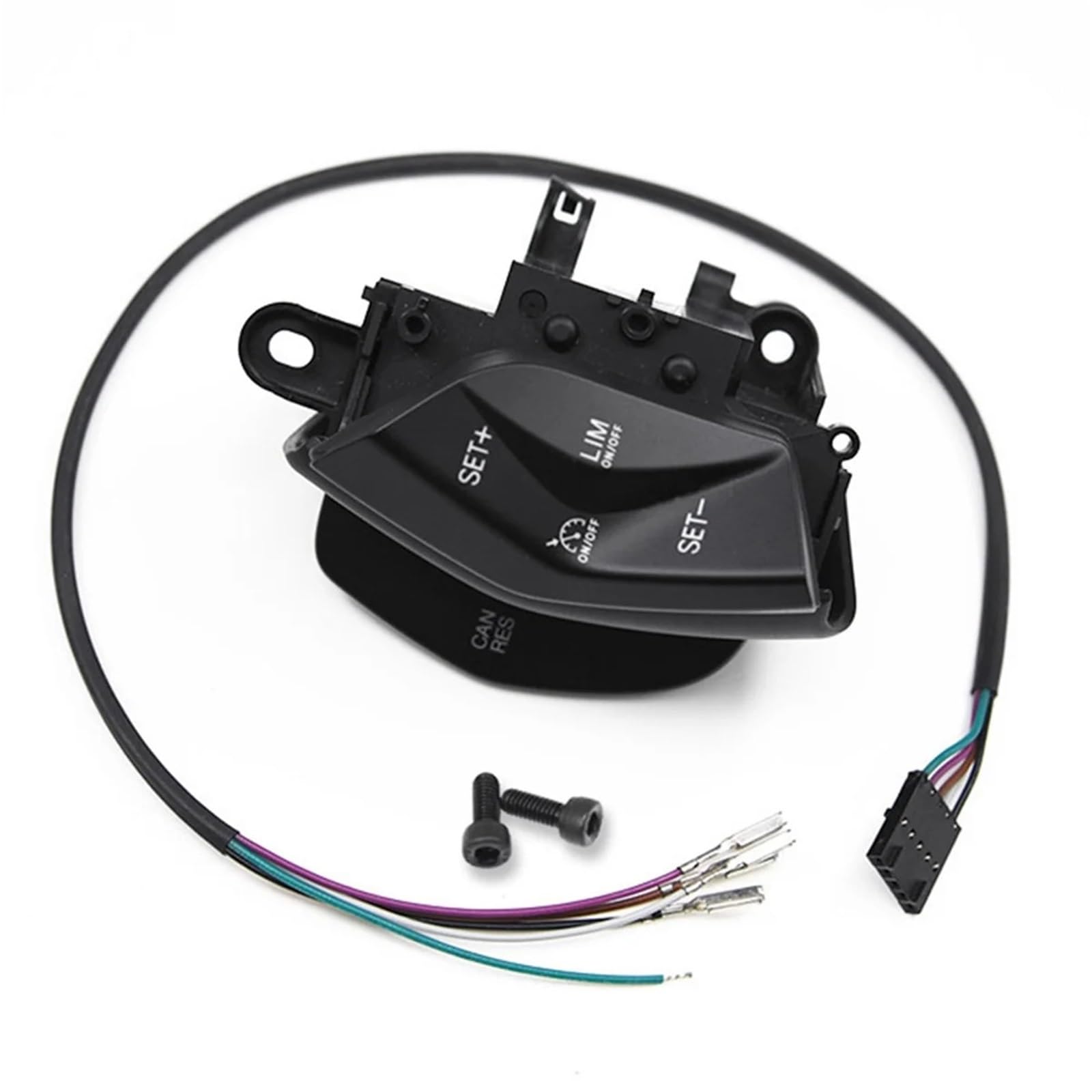 Interruptor de Control de Crucero en el Volante del Coche con botón LIM, Compatible con Ford Focus Kuga 2012-2015. Volante Interruptor