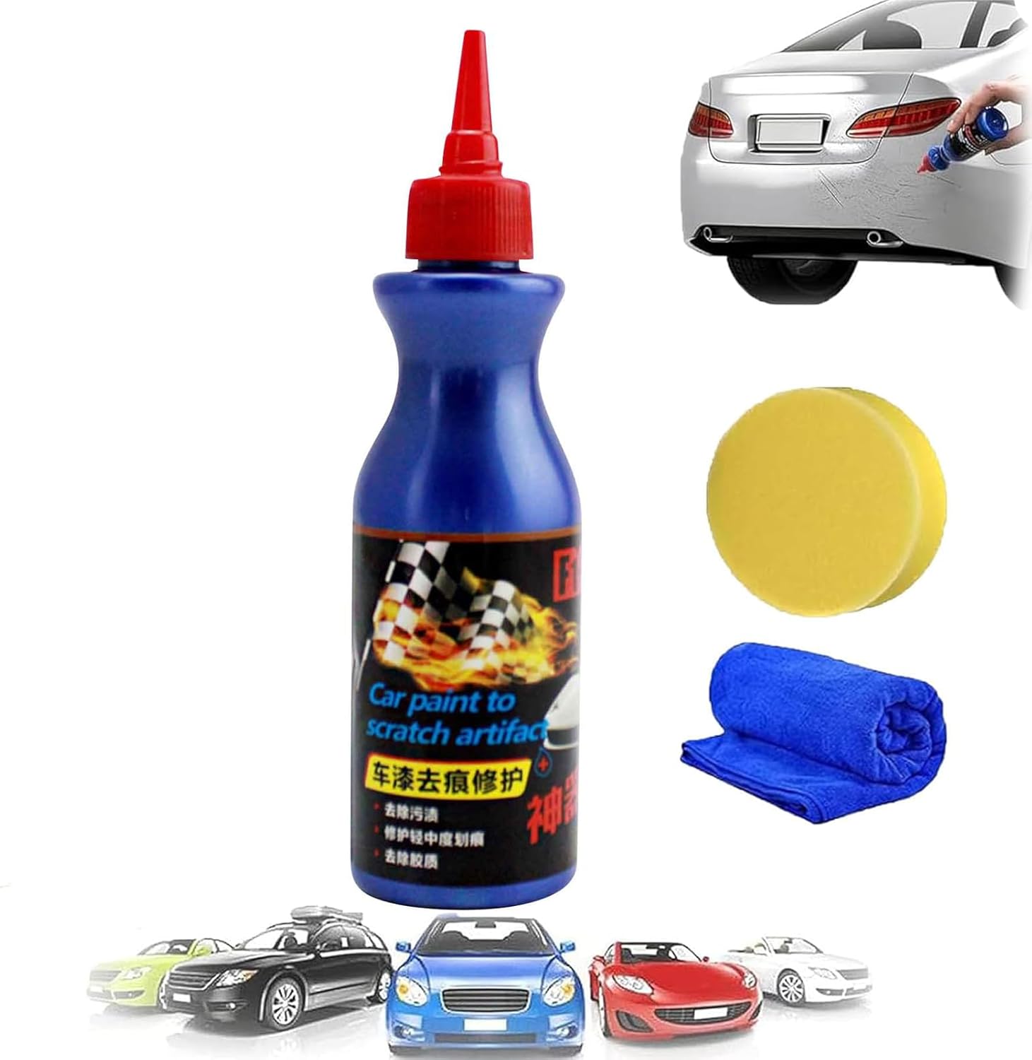 Scratch Repair Wax For Car, Car Wax Scratch Remover, Car Scratch