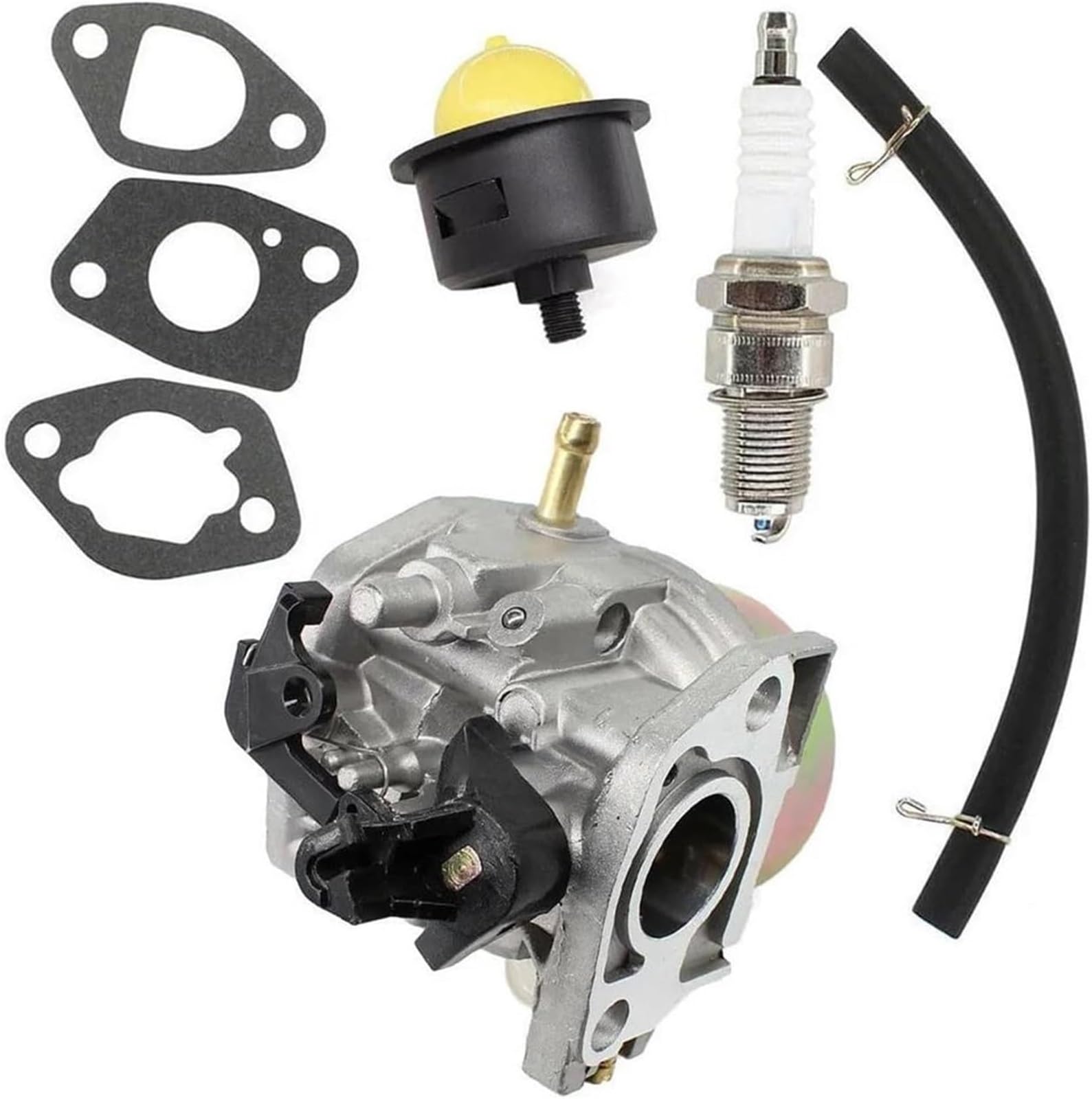 Generico Carburador Motosierra jardín Piezas de Motor Carburador Kit de carburador Bujía Bomba Cebador Junta