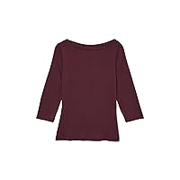 Vero Moda Vmpanda Modal 3/4 Top Jrs Noos Maglietta, Winetasting