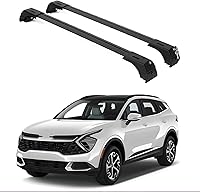 Vista 14 de ERKUL Barras transversales de techo resistentes para Kia Sportage 2011-2016 Barras transversales de aluminio Aero mejoradas con sistema