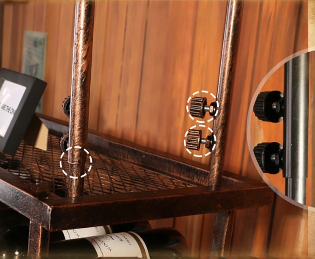 Elegant Black Metal Wine Glass Holder & Ceiling Wine Bottle Rack Stylish Storage for Red Wine Glasses & Bottles Perfect for Home Bar Décor and Space Saving Solutions.
