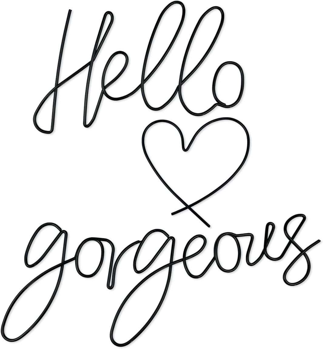 Hello Sign3D Word Art Hello Wall Decor