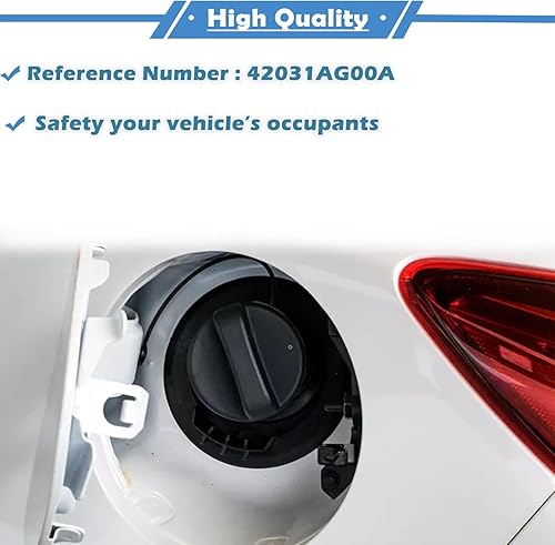 Miniatura 6 de Tapa de llenado del tanque de combustible de gasolina compatible con Subaru Legacy Outback Tribeca 2005-2009 OE # 42031AG00A