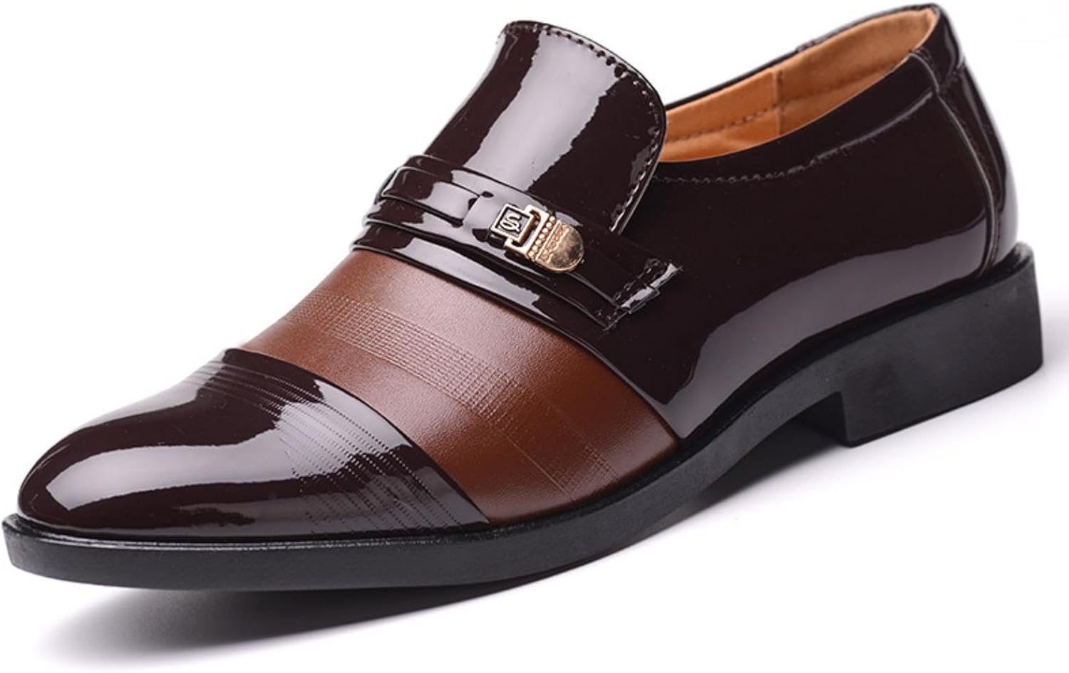 Men’s Loafers Moccasins Formal Leather Dress Shoes Oxfords Slip On Driving Business Shoes