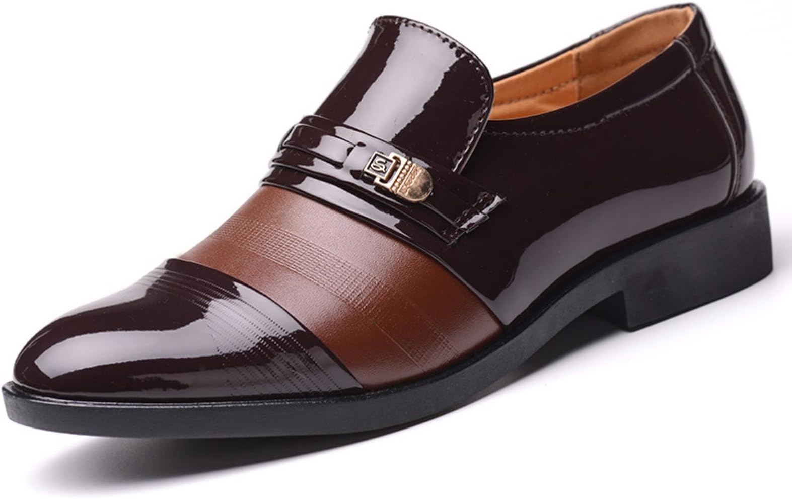 Men's Loafers Moccasins Formal Leather Dress Shoes Oxfords Slip On Driving Business Shoes