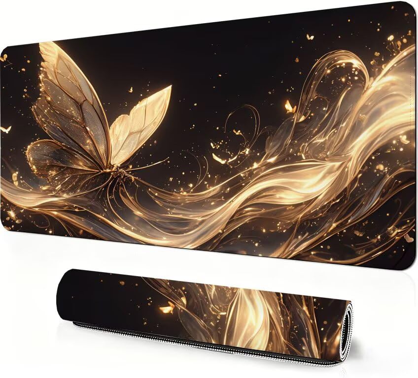 Tapis de Souris XXL Papillon RêVeTapis 1400x600mm DZ-683 pour Bureau