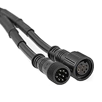 Vista 5 de Auxbeam Arnés de cableado de extensión para panel de interruptores de 6 vías BC60, GC60, línea de cable extendida del controlador de interruptores