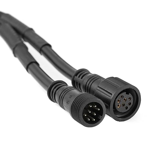 Miniatura 5 de Auxbeam Arnés de cableado de extensión para panel de interruptores de 6 vías BC60, GC60, línea de cable extendida del controlador de interruptores
