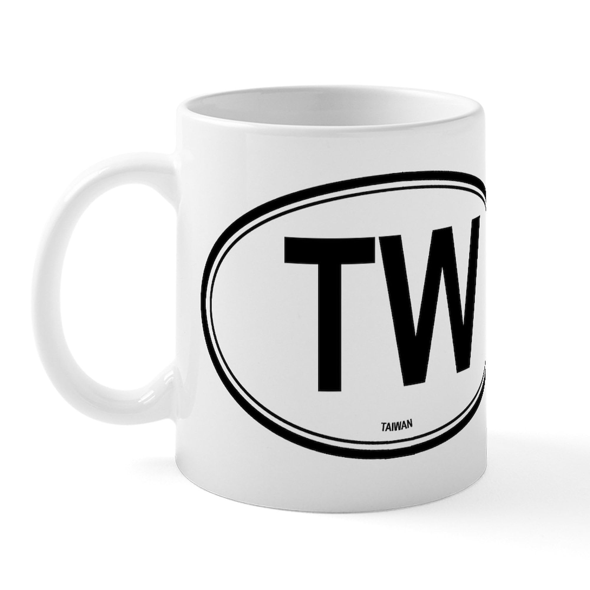 CafePress Taiwan (TW) Euro Mug 11 oz (325 ml) Ceramic Coffee Mug