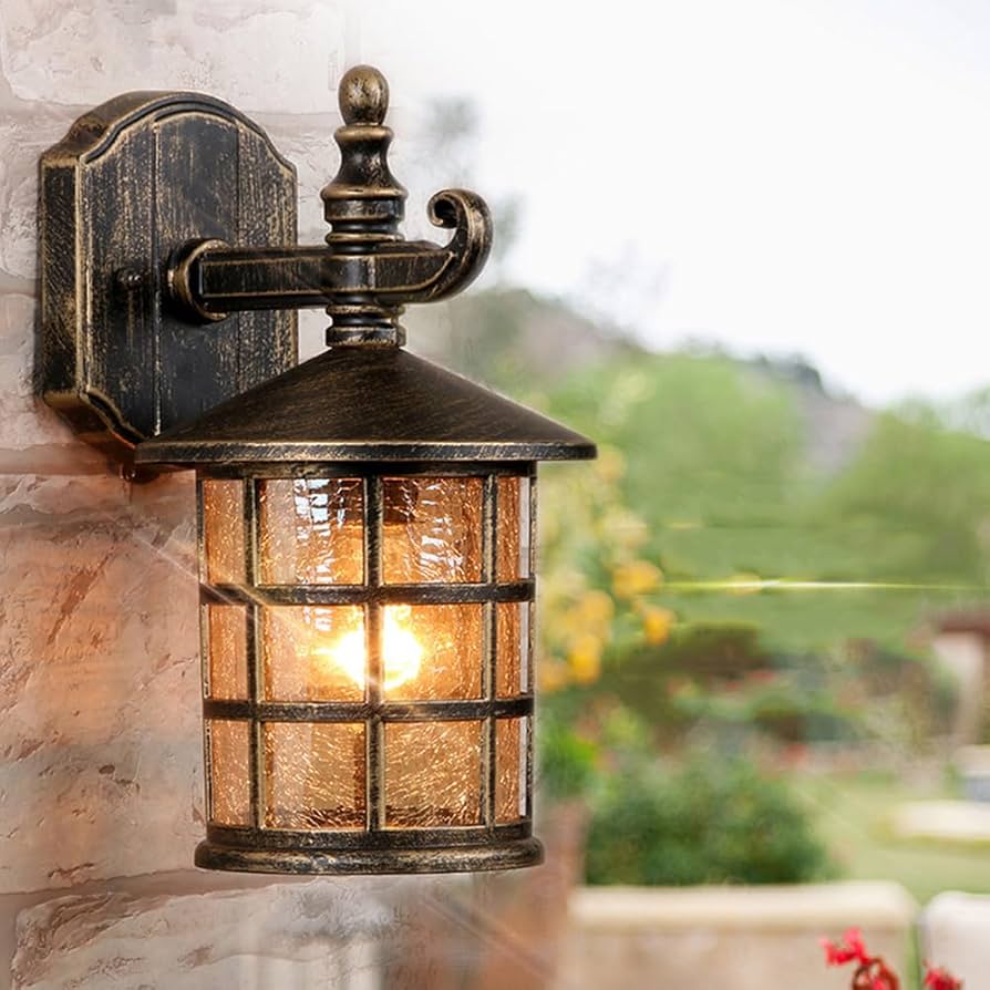 Amazon.co.jp : 壁掛け照明 ブラケットライト レトロ風 玄関灯