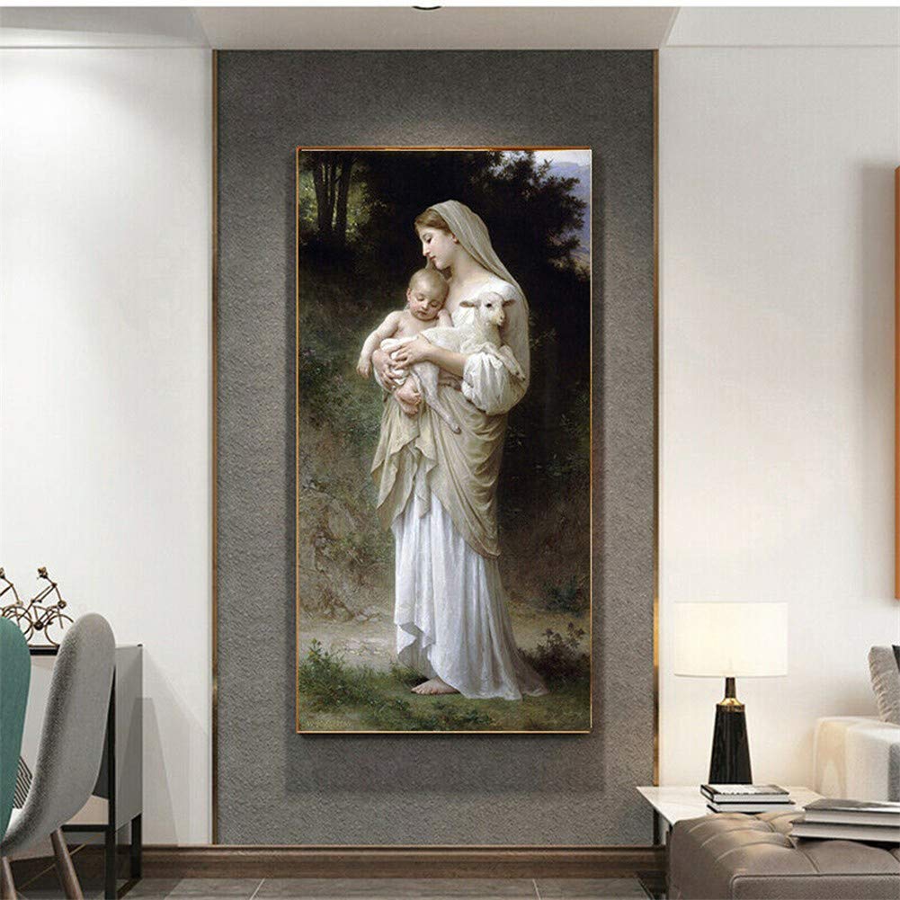 Broderie diamant grand format 80x160 kit complet pour adulte débutant