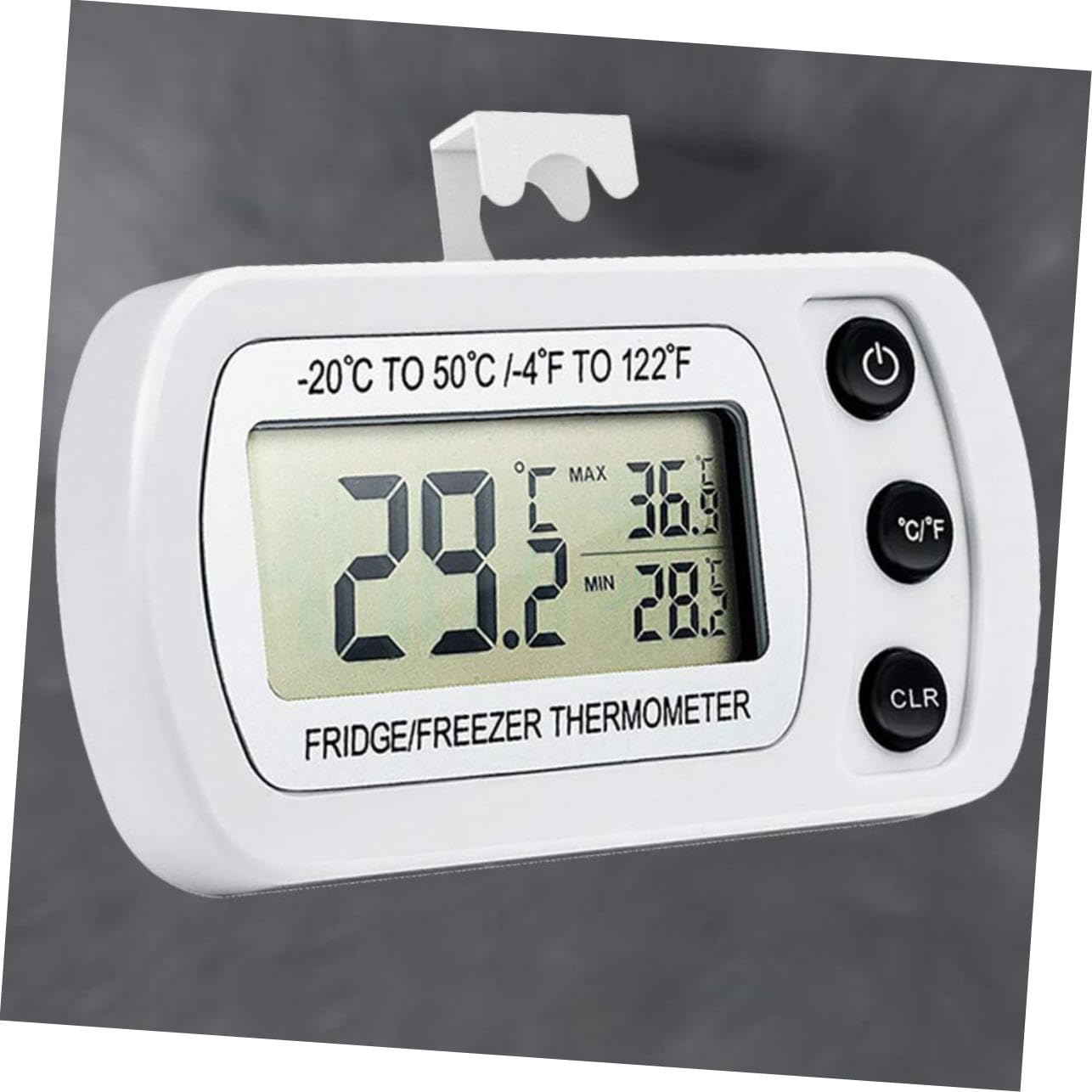 PRETYZOOM 6 Pezzi Dispositivo Di Raffreddamento Temperatura Monitor Temperatura Wireless Max Min Funzione Di Registrazione Digitale Congelatore Allarme Termometro
