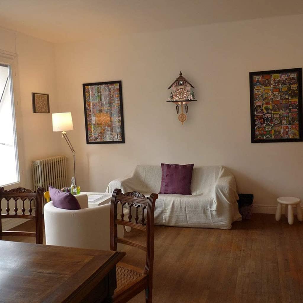 Bird Clock Home Wall Mounted Clock Tick Tick Wall Decor Wall Mounted s Ornaments Cuckoo Clock Retro Nordic Style Wooden Cuckoo Home Wall Mounted Clock Tick Tick Wall Decor W