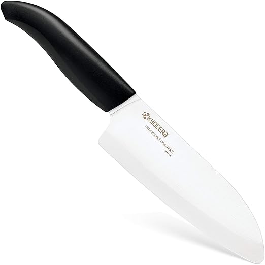 Kyocera FK140WH Ceramic Santoku, Chef Knife for Your