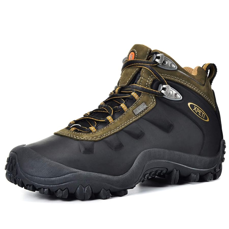 Highland waterproof boots featuring leather construction and waterproof design for outdoor activities