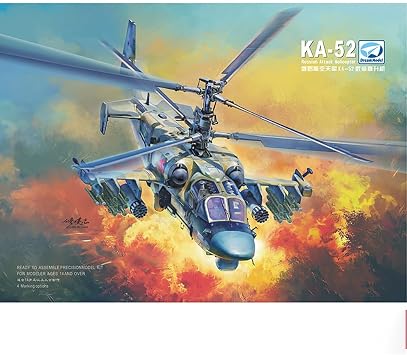 DreamModel DM720024 KA-52 Alligator Russian Attack Helicopter, 1/72 Scale Model Kit