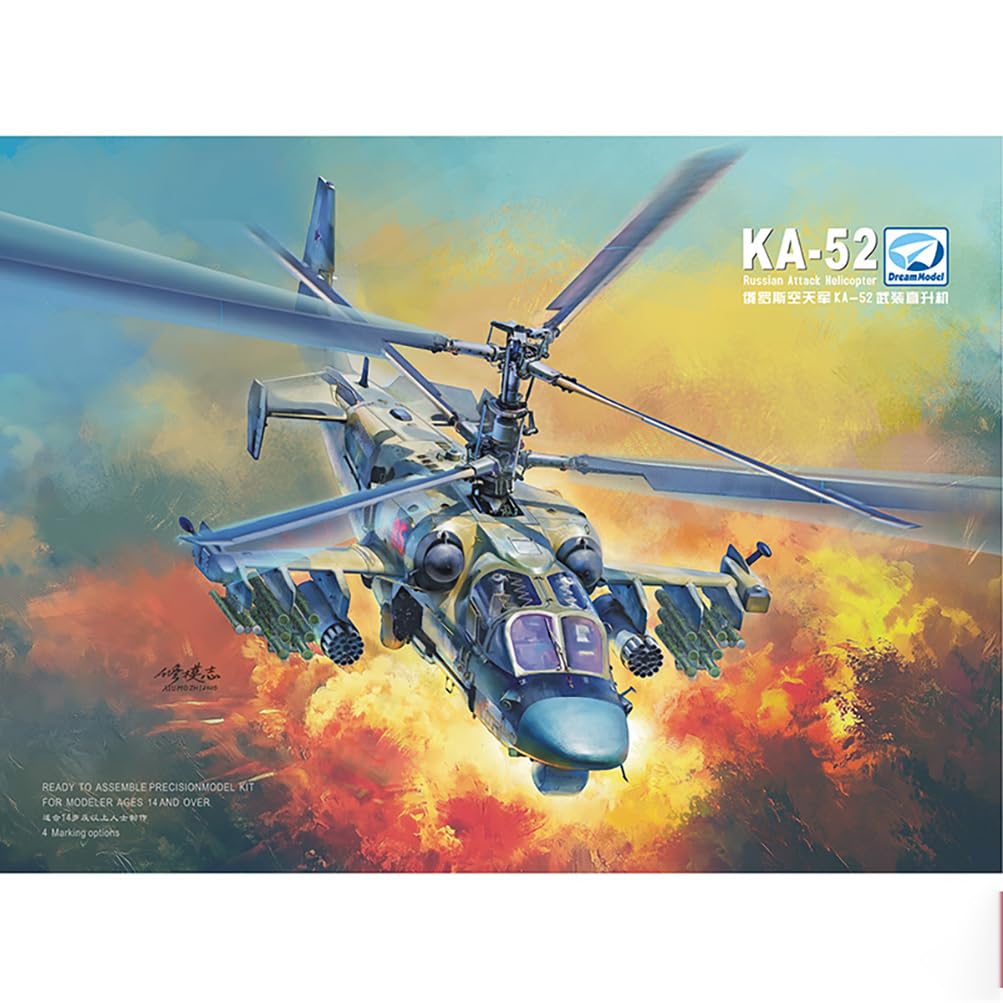 ???? DreamModel DM720024 KA-52 Alligator Russian Attack Helicopter, 1/72 Scale Model Kit