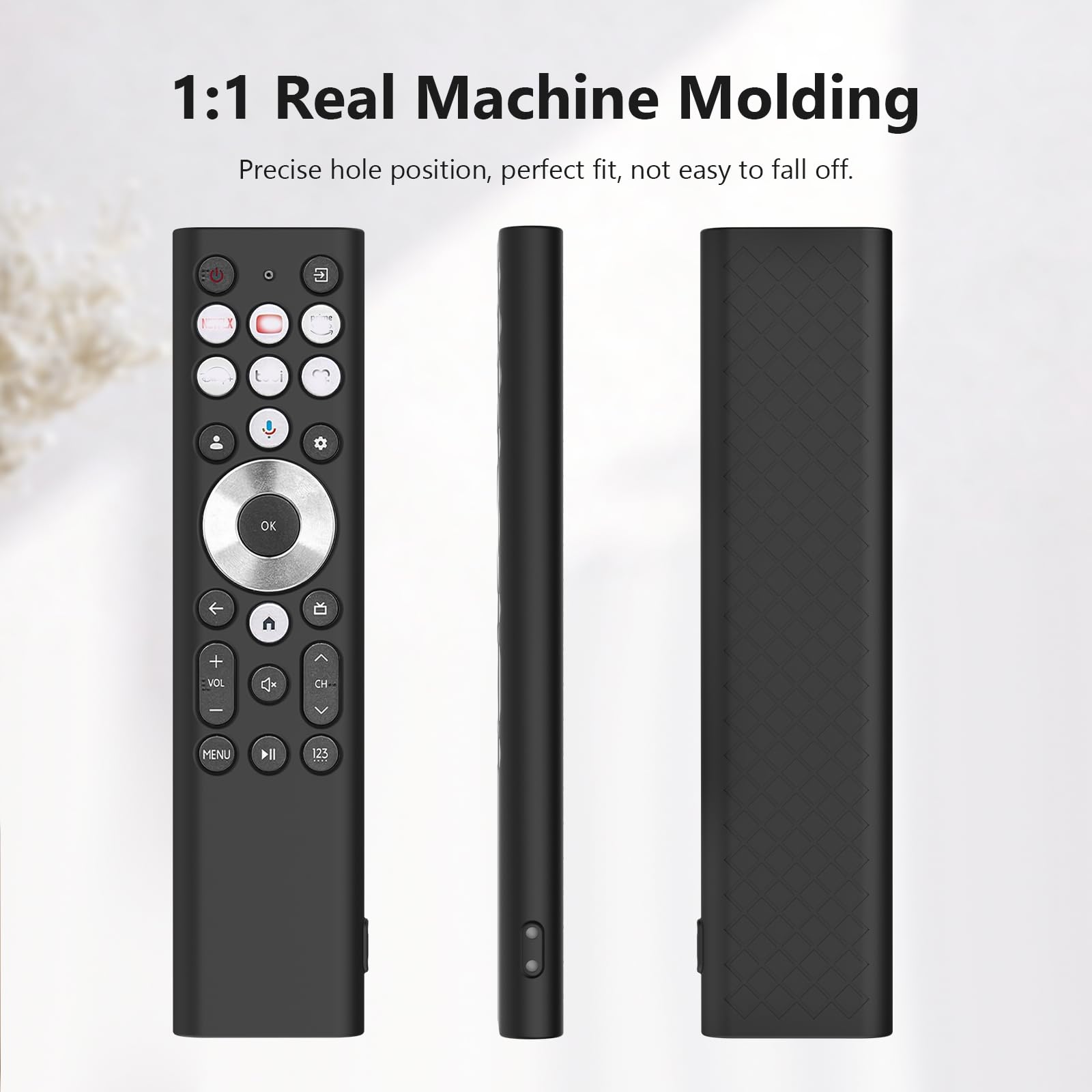 LEFXMOPHY Glow Coque En Silicone Pour Télécommande Vocale ERF6A80 ERF6G80H ERF6F80H Pour Hisense U6 U7 U8 U9 Series 4K Smart TV 2024 Vert Citron