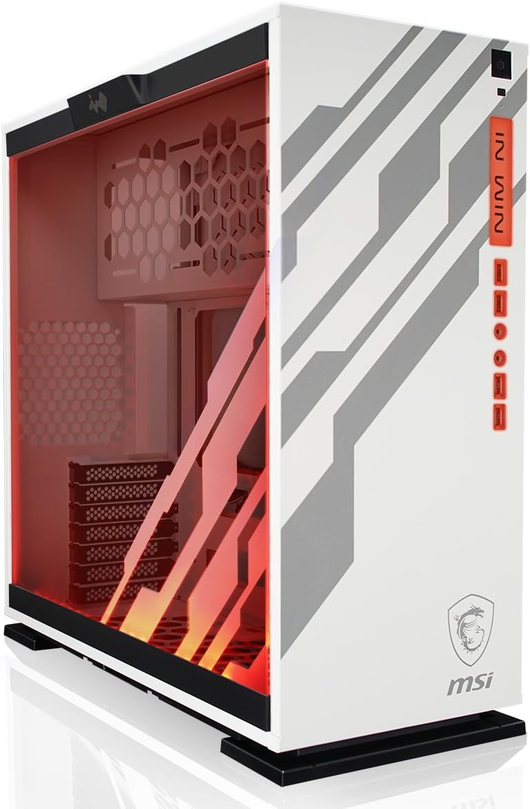 Buy Inwin 303 Msi Dragon White Atx Mid Tower Secc Computer Case Online In Japan B074cm3jjx