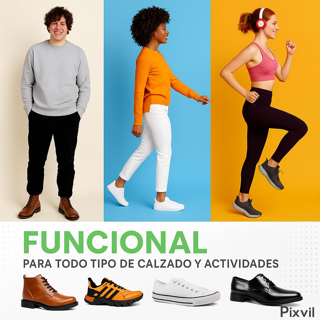 Plantillas Fascitis Plantar 2 Pares Gel Arco EVA para Trabajo y Padel Hombre Mujer Alivio Pies Planos Metatarsalgia Espolón Botas Seguridad Running