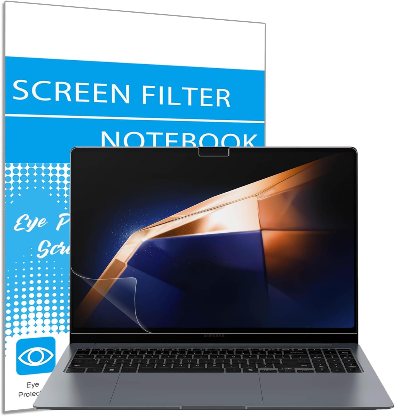 i-Tensodo 2 Pack Anti Glare Screen Protector for 2026 Samsung Galaxy Book 6 Pro 16 Inch Laptop, Eye Protection Anti Glare Filter