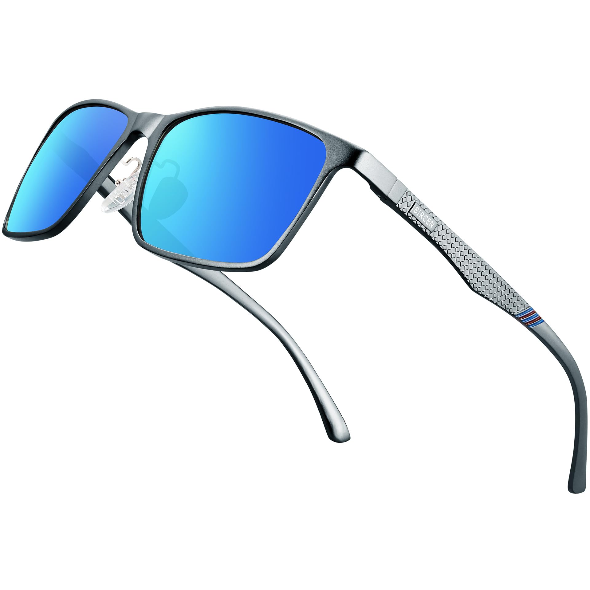 Mens Sunglasses Polarized UV Protection: Classic Shades for Men Driving Fishing with Al-Mg Metal Frame