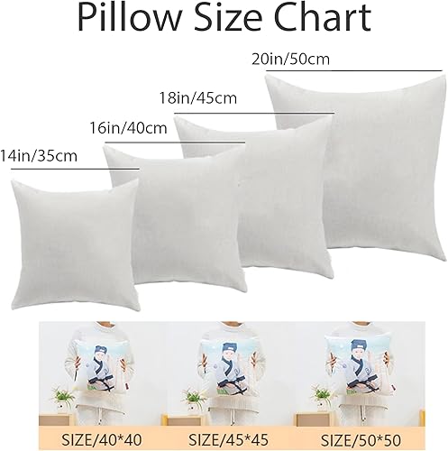 Miniatura 4 de Almohada personalizada con inserto, almohada impresa de dos lados con fototexto para sofá, cama, 16 x 16 pulgadas, foto personalizada