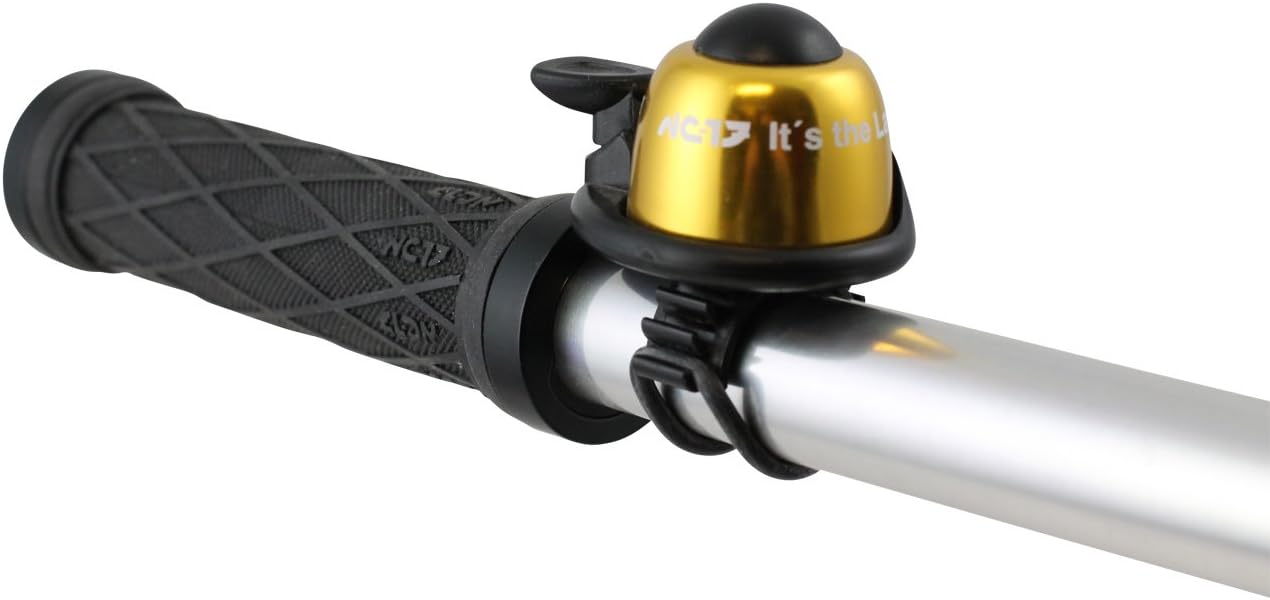 NC-17 Safety Bike Bell/Aluminium Bicycle Bell for all Bikes/Bicycle Horn/clearly audible sound / 6, Gold - Image 3