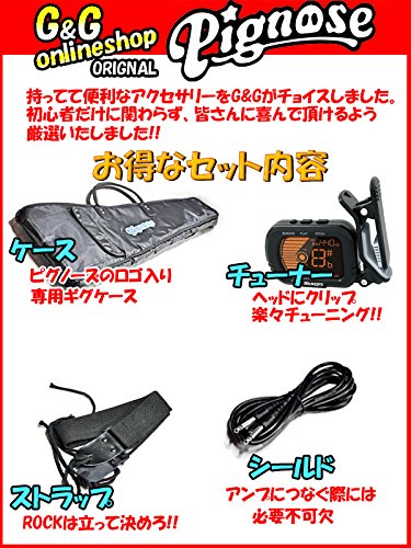 Amazon.co.jp: PIGNOSE PGG-200FM SBK☆初心者満足お得セット