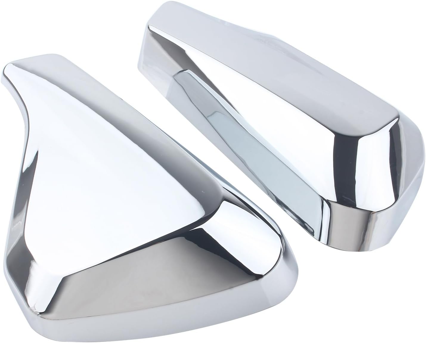Chrome Left Right Side Battery Cover Trim Fairing Covers Side Panel Compatible with Harley Street XG 500 XG500 750 2014-2020