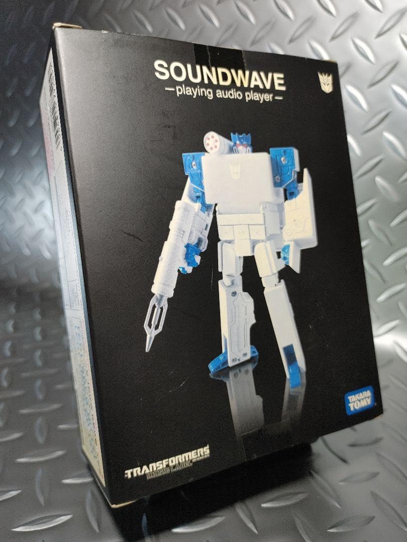 【美品】トランスフォーマー soundwave musiclabel Transformers Music Label: Spark Blue Soundwave *Open