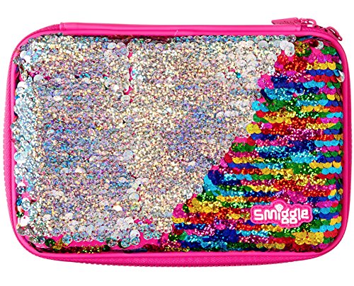Smiggle Astuccio portapenne rigido, con lustrini