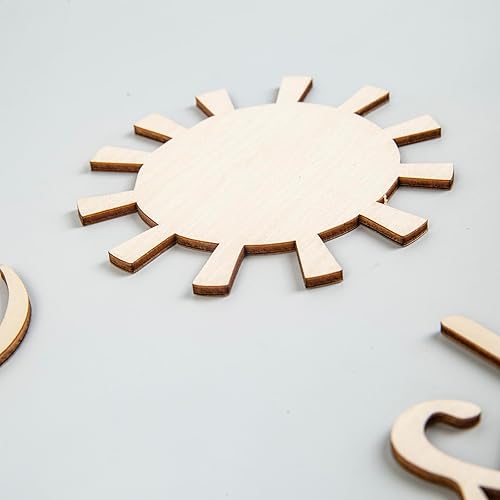 Miniatura 3 de Wood You are My Sunshine - Calcomanías de pared boho para habitación de niños - Arte de madera para guardería, niños, decoración de dormitorio de