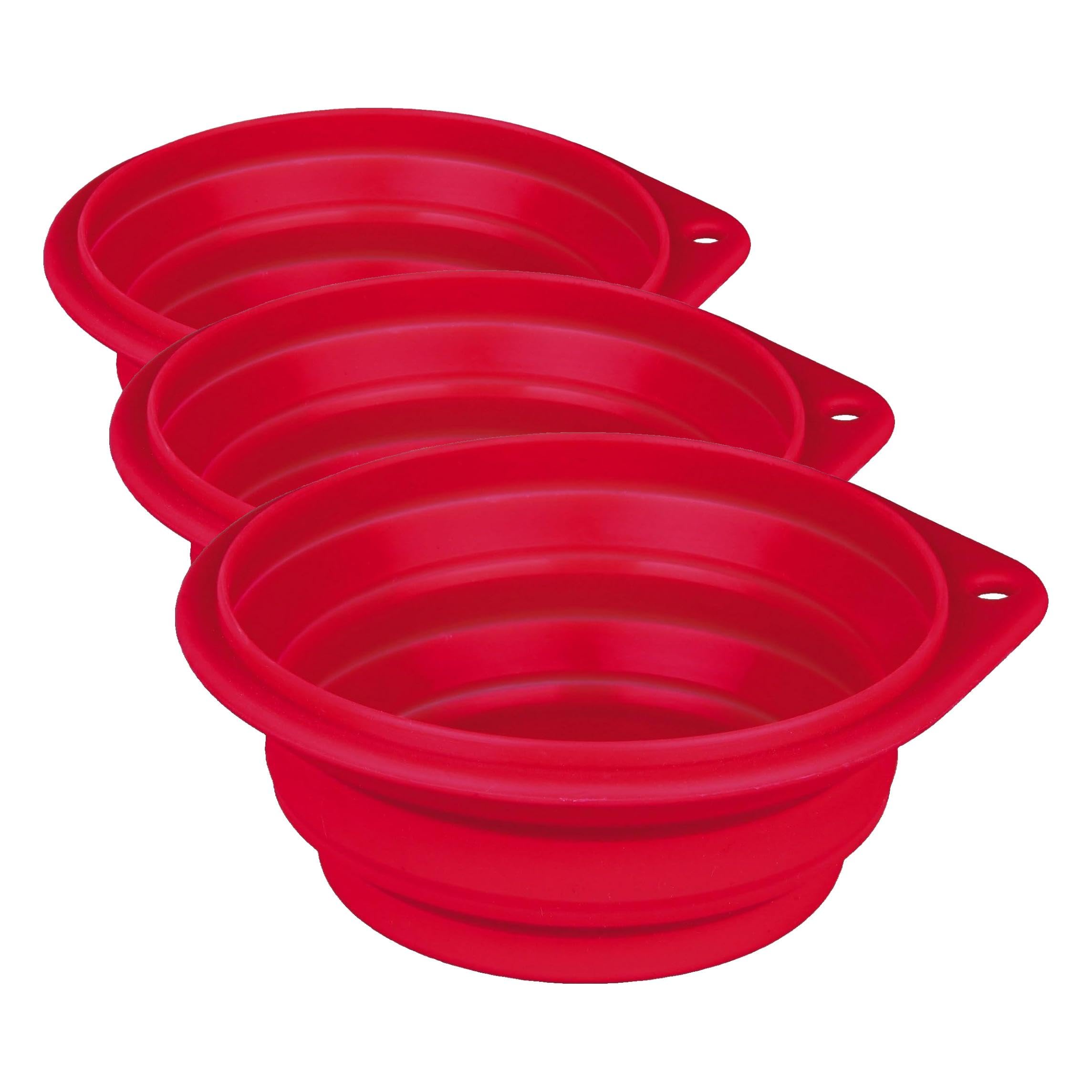 Trixie Seyahat Mama Su Kabı Silikon 0,25Lt/Ø11cm (3 paketi)