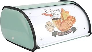 Żelazko Chlebak o dużej pojemności, Pudełko na ciasto, do cukierni na ladzie kuchennej(niebieski)