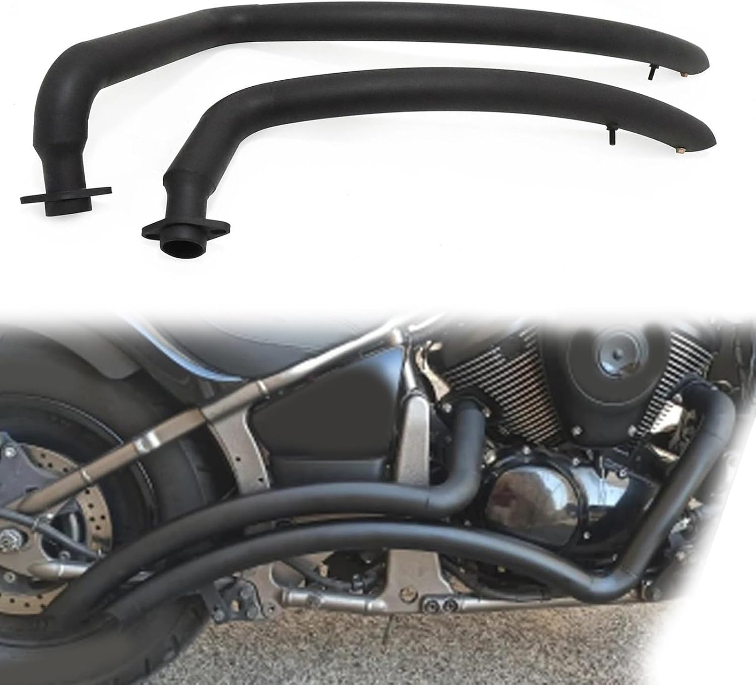 在庫状況かくにん 排気マフラー オートバイ ステンレススチール マフラー クローム