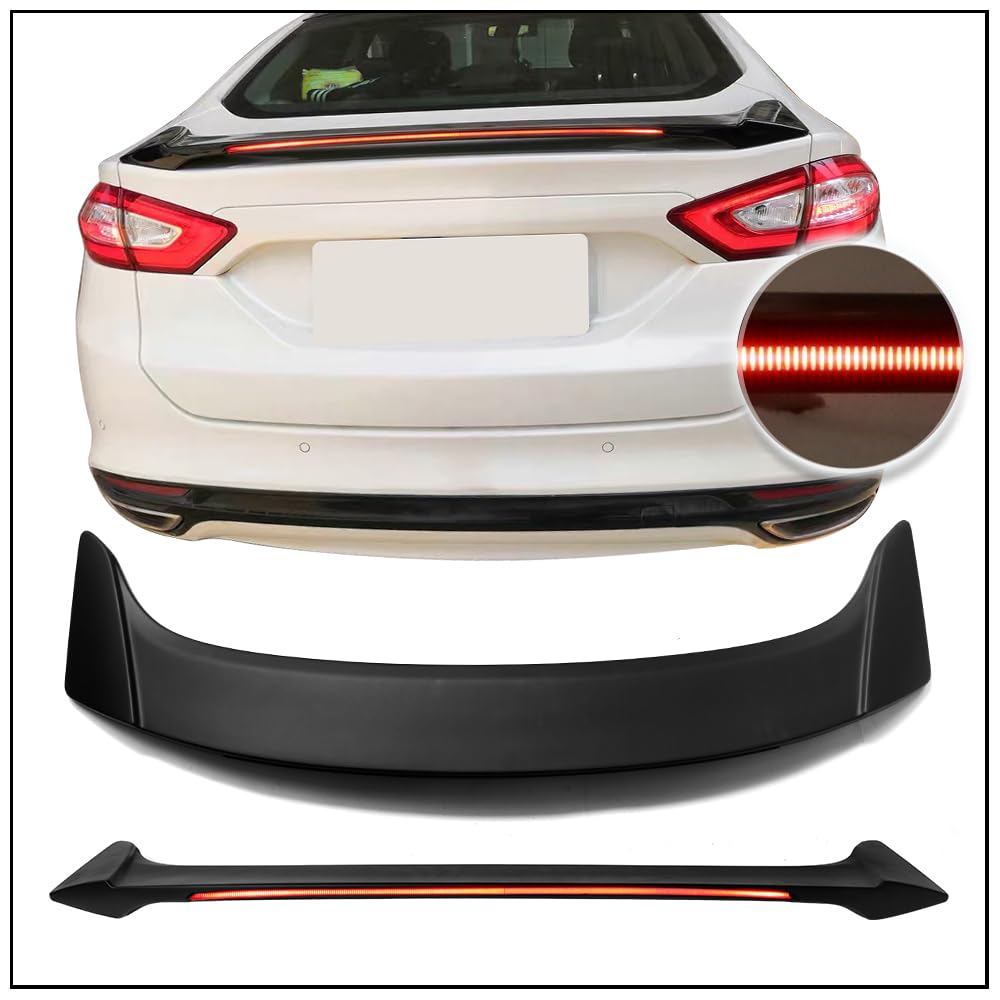 Alerón Trasero Para Ford Mondeo Fusion 2013-2020 | Acabado En Carbono | ABS Duradero | Diseño Aerodinámico | Fácil Instalación