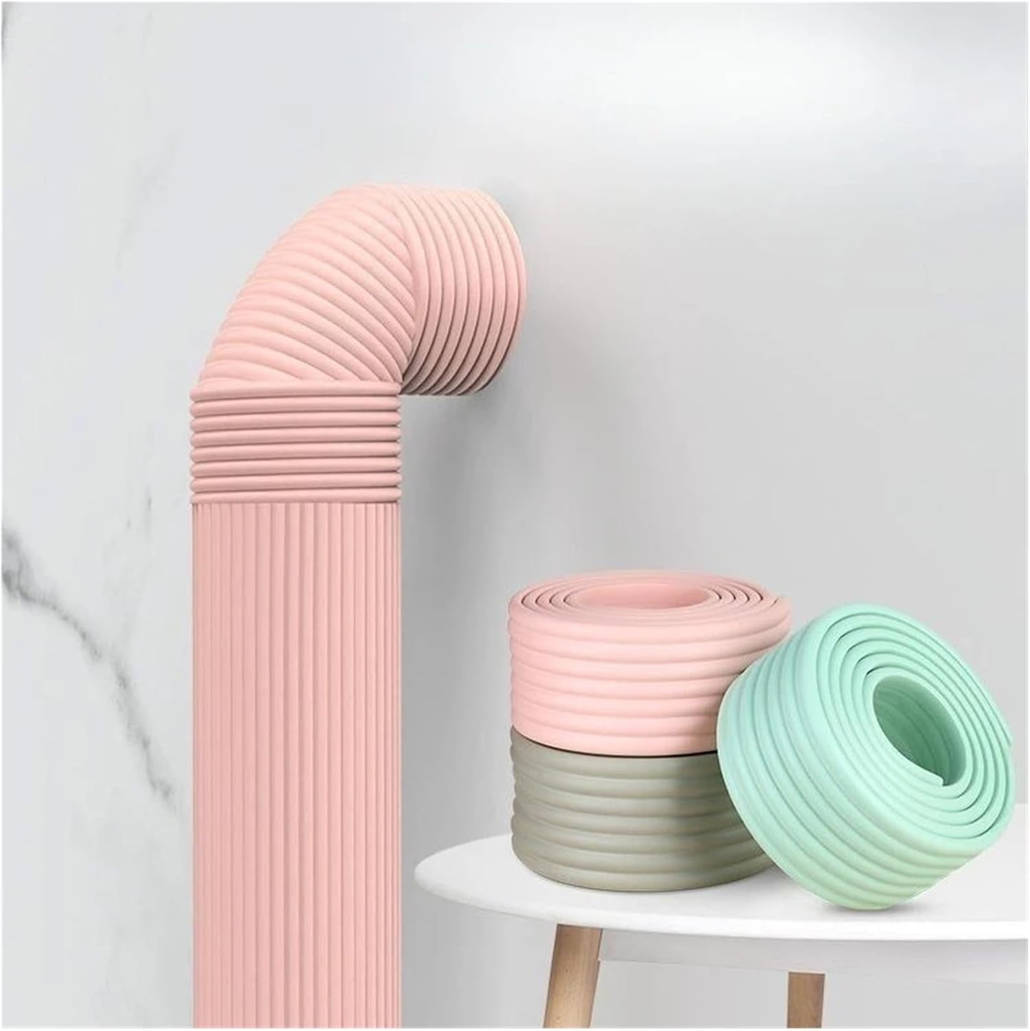 Foam Tape Sewer Soundproof Damping Piece Self-adhesive Tape Backing Adhesive Toilet Drainage Pipe Protection Material(Pink,8cm X 2 M)