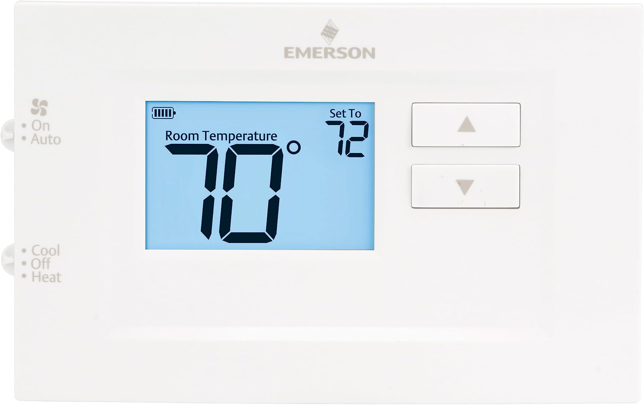 Emerson 70 Series, Non-Programmable, Heat Pump (2H/1C) Thermostat