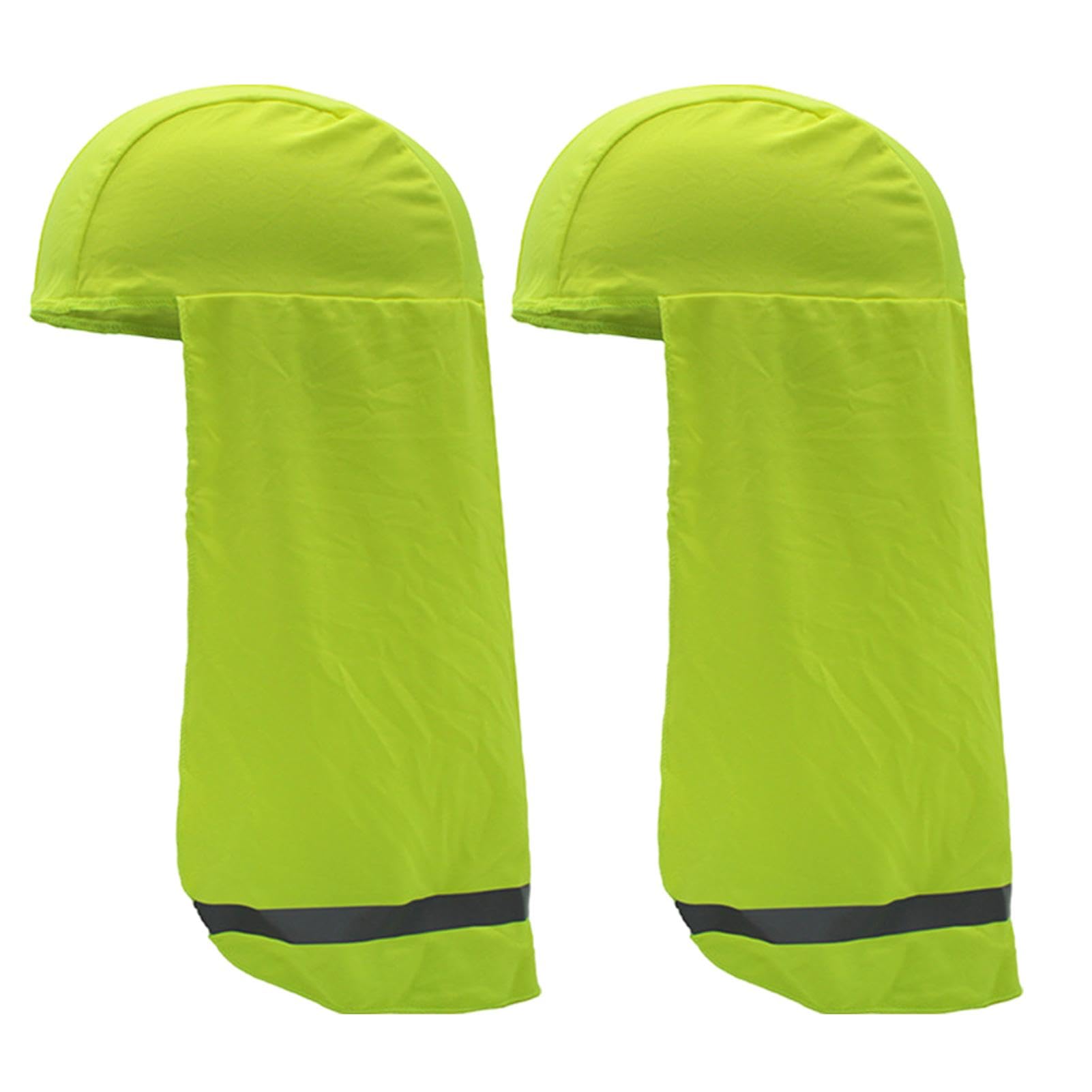 Protector solar para casco protector de cuello, protector solar reflectante, protección para el cuello – 2 unidades de paraguas de secado rápido para casco de protección transpirable