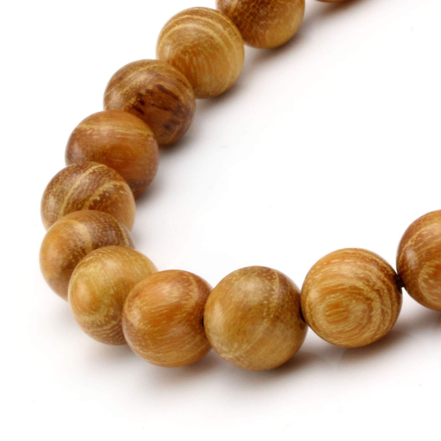 Pulsera elástica de Cuentas de Madera para Hombre y Mujer - 8 mm