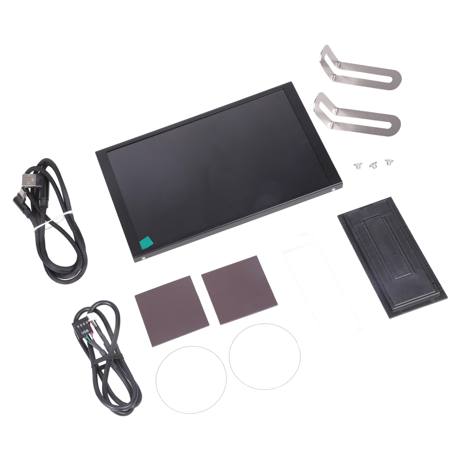 Monitor portatile IPS da 8 pollici, riproduzione automatica con telaio in alluminio per schermo secondario desktop Plug & Play Monitor secondario in alluminio 2025