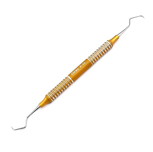 Miniatura 6 de Gracey - Juego de 7 Curetas huecas con mango periodontal, raspadores dentales de color