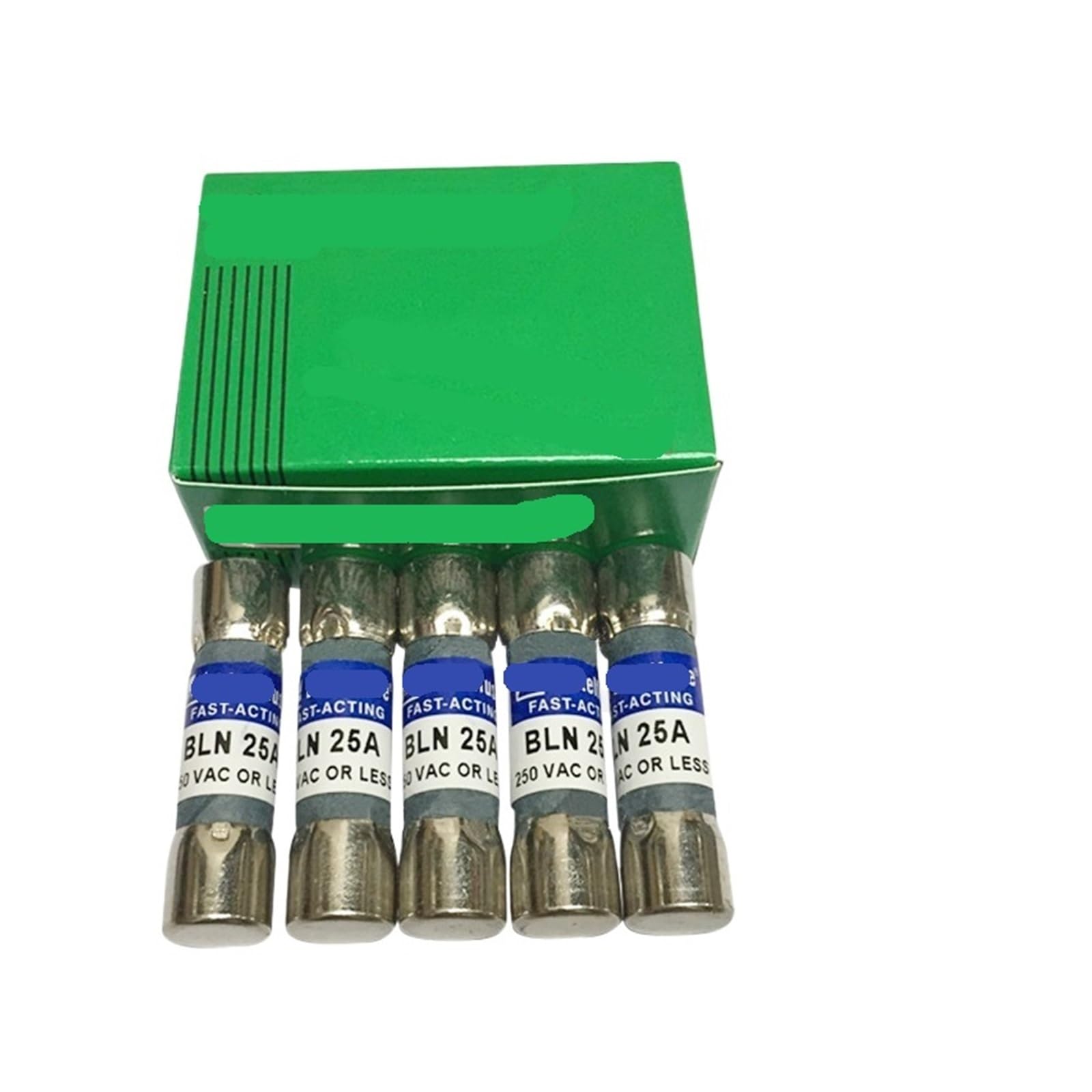 Fusible BLN 30A 250V cartouche cylindrique pour protection électrique domestique
