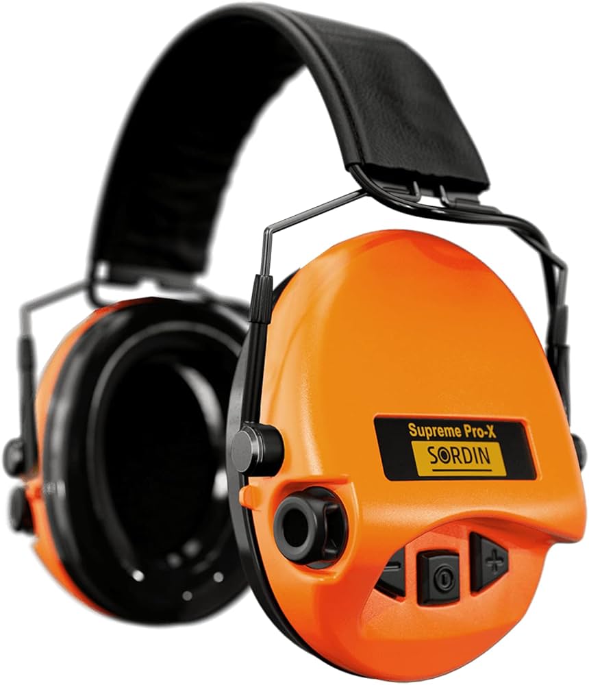 SORDIN SUPREME PRO X Slim イヤマフ Sordin Supreme Pro-X Slim Active Ear Defenders - ARC Rail