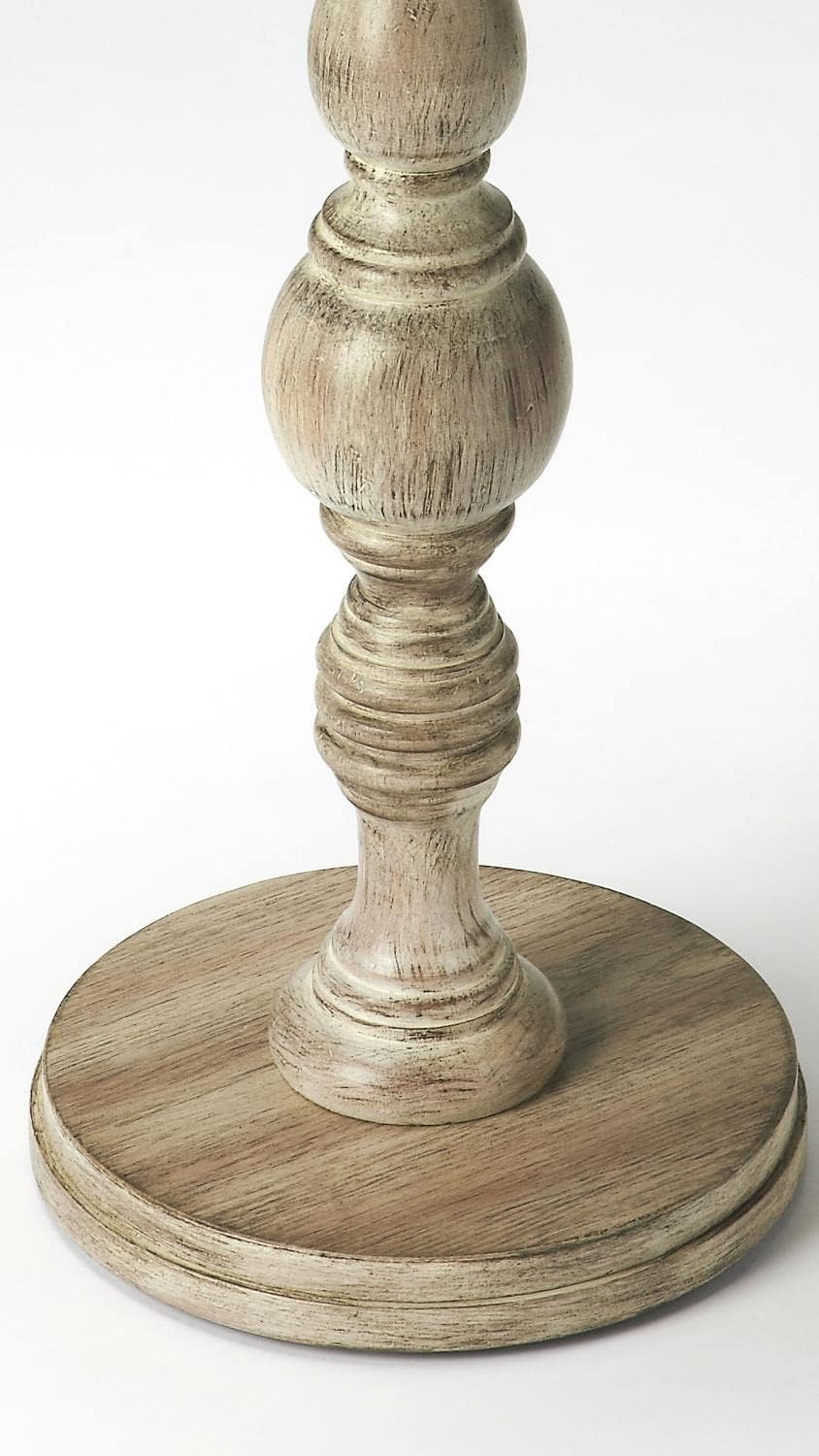 BUTLER 1482001 DANSBY VINTAGE OAK PEDESTAL TABLE : Home & Kitchen