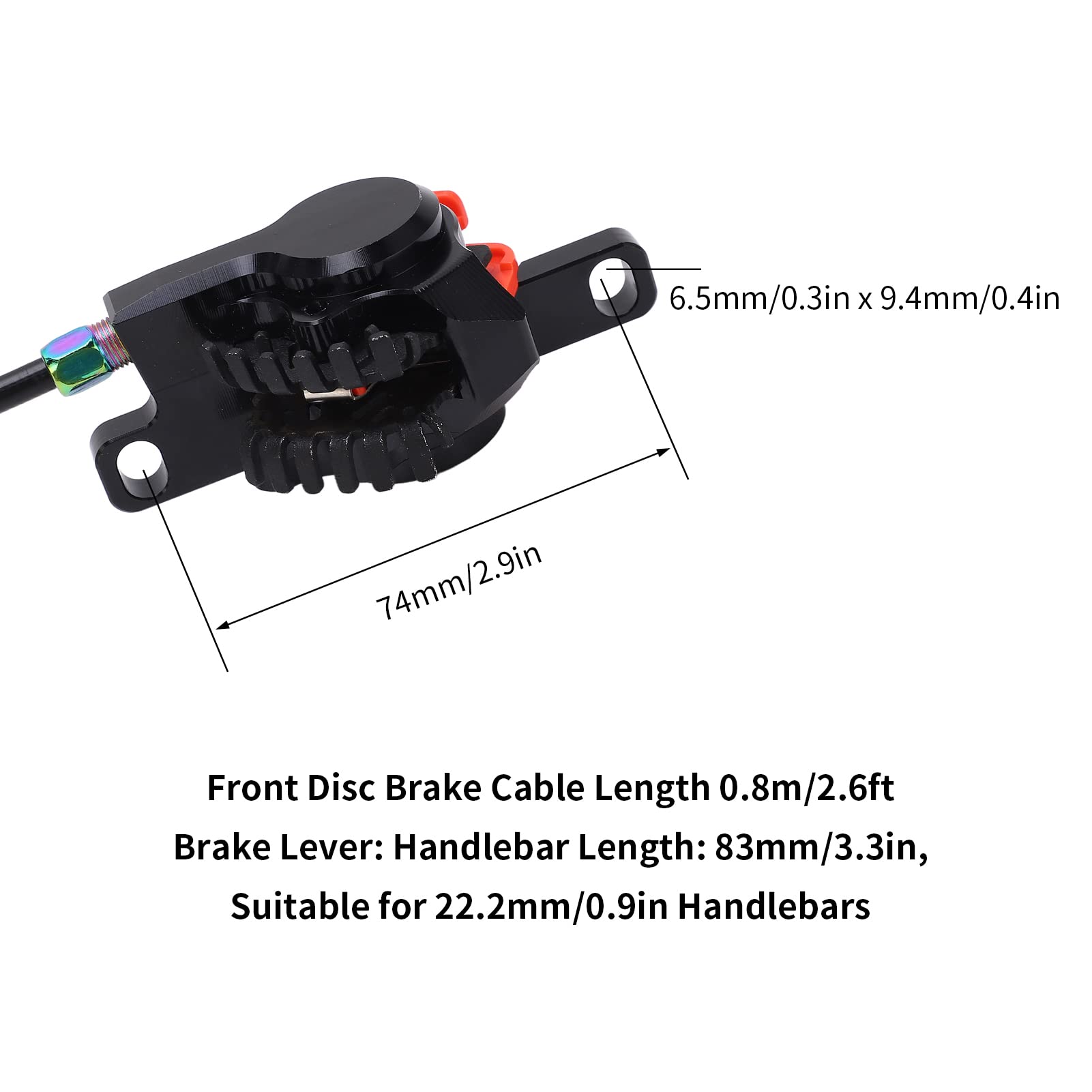 Étriers de Frein à Disque hydrauliques Avant pour vélo